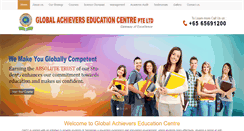Desktop Screenshot of globalachieversedu.com